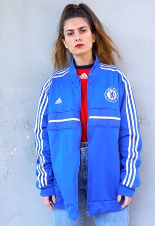 Y2K ADIDAS CHELSEA FC TRACK JACKET
