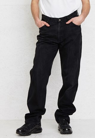 VINTAGE BLACK WRANGLER DENIM JEANS