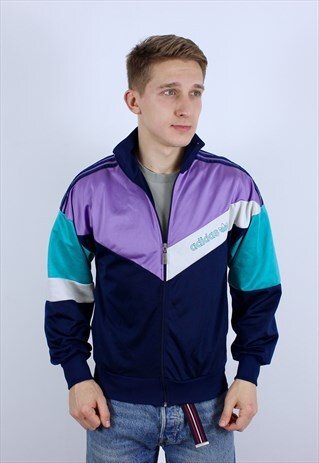 VINTAGE MENS ADIDAS TRACK TOP SUIT JACKET