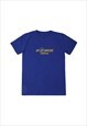  Blue Logo Graphic Heavy Cotton t shirt tee Unisex  