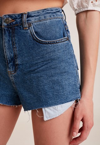 HIGH WAISTED DENIM SHORTS