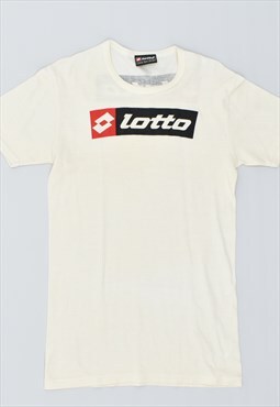 Vintage 90's Lotto T-Shirt Top Off White