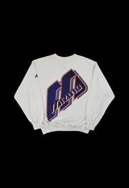 Vintage 90s Mizuno Spellout Logo Sweatshirt in White
