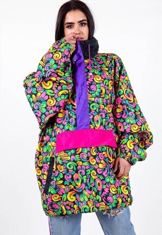 PATTERNED WINDBREAKER JACKET J3130B