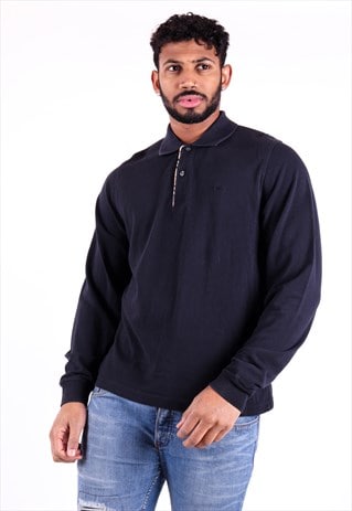 BURBERRY LONG SLEEVE POLO SHIRT T664