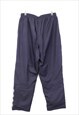 VINTAGE UMBRO JOGGERS BLACK WITH PATTERN LOGO STRIP 90S
