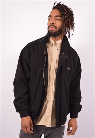 VINTAGE PAUL & SHARK BOMBER JACKET BLACK