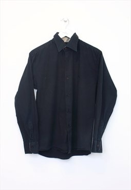 Vintage Burberry shirt in black. Best fits M