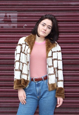 FAUX FUR LITTLE BOMBER JACKET