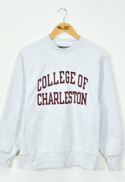 Vintage Champion Charleston Sweatshirt Grey Small