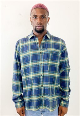 Vintage y2k flannel cotton shirt 