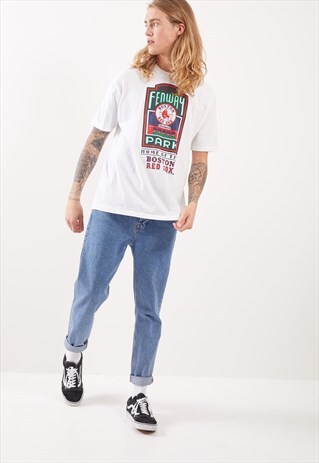 VINTAGE BOSTON RED SOX GRAPHIC PRINT T-SHIRT
