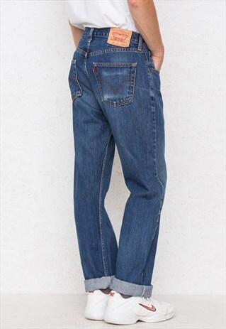 VINTAGE RETRO BLUE LEVI'S 751 FIT DENIM JEANS