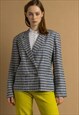 80S WOMAN COTTON LOUIS FERAUD LINEN BLAZER 6056