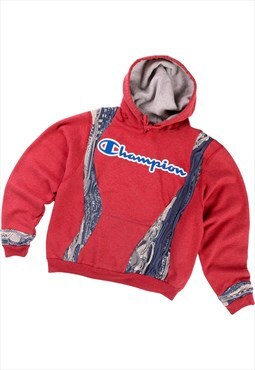 REWORK Champion X COOGI 90's Spellout Hoodie Women's Small R
