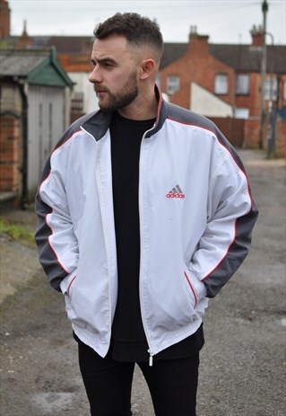 VINTAGE 90'S ADIDAS WINDBREAKER TRACK JACKET