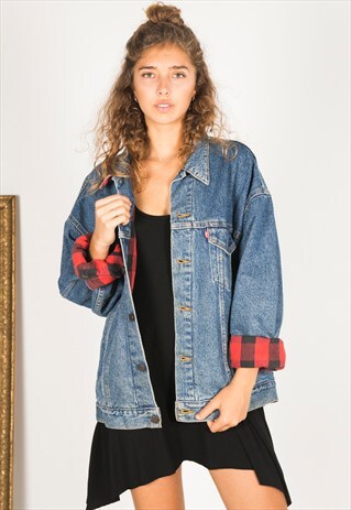 VINTAGE 80S LEVIS WINTER BLANKET JACKET / R1100C402