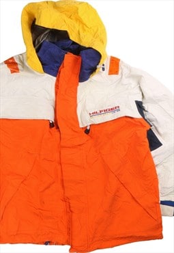 Vintage  Tommy Hilfiger Windbreaker Jacket Hooded Waterproof