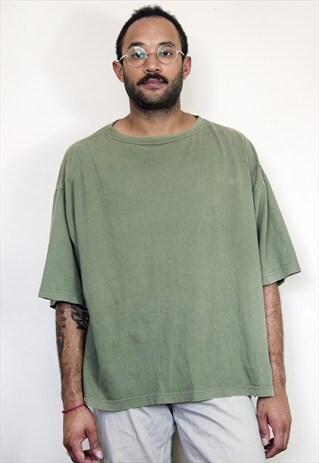 90S OVERSIZED SPORTSWEAR GREEN BOXY CROPPED TEE XXL
