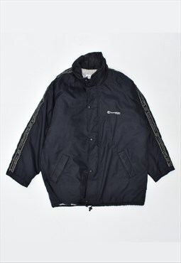 Vintage 90's Champion Windbreaker Jacket Black