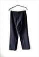 BLACK 90S SMART WORK SCHOOL PREPPY PANTS TROUSER S