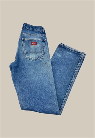 Vintage Dickies Jeans Workwear Cargo Pants 30x35 Blue 4760