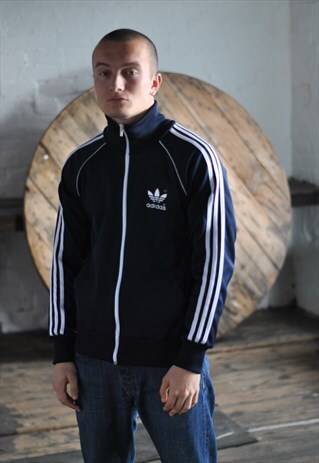 90S ADIDAS SPELL OUT TRACK JACKET