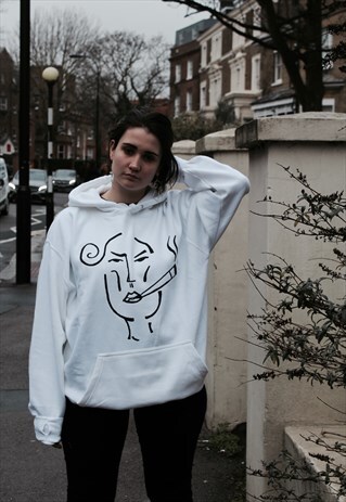 SALLY AND HER CIGARETTE HOODIE