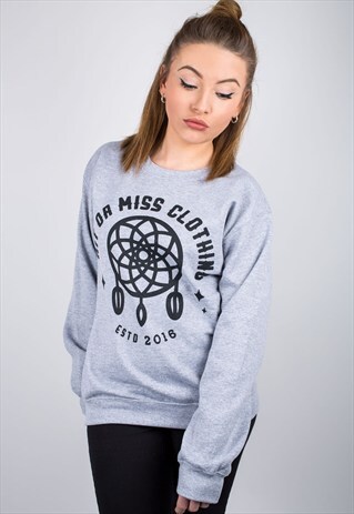 DREAM CATCHER GREY SWEATER