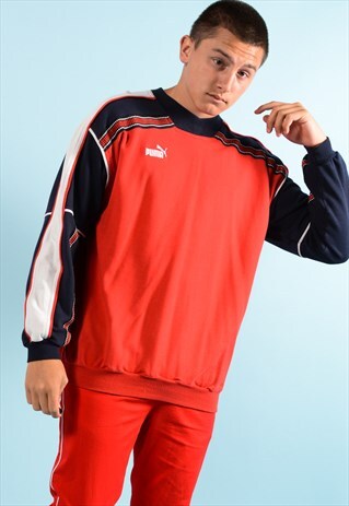 RED PUMA SWEATSHIRT