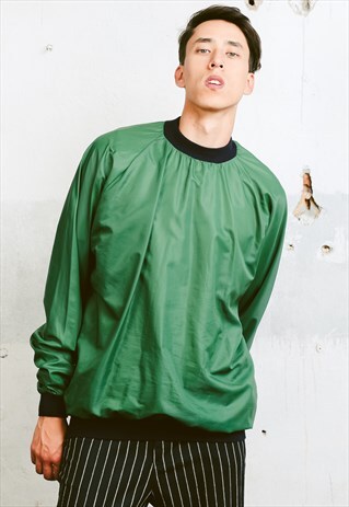 VINTAGE 90S NYLON WINDBREAKER SWEATSHIRT