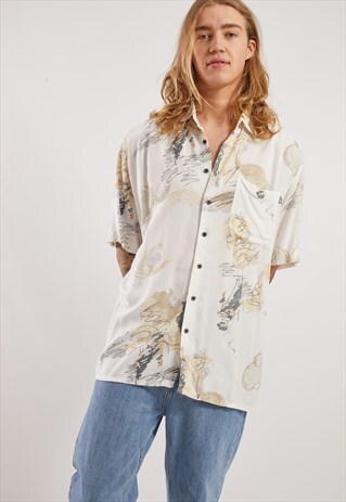 VINTAGE PATTERNED SHORT SLEEVE SHIRT