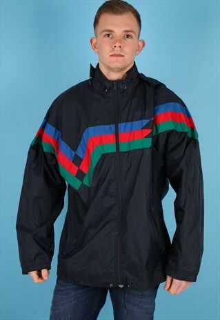 VINTAGE ADIDAS WINDBREAKER JACKET IN MULTI NJ778