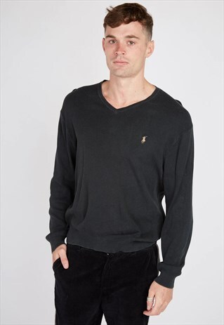VINTAGE BLACK RALPH LAUREN SWEATSHIRT