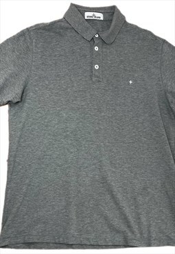 Vintage Grey Stone Island Polo Shirt