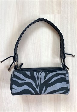Y2K Zebra Print Handbag