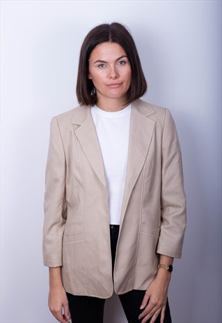 WOMENS BEIGE BLAZER - VINTAGE