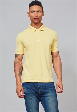 VINTAGE 80'S YELLOW POLO ADIDAS T-SHIRT