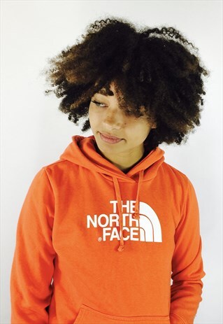 NORTH FACE ORANGE HOODIE