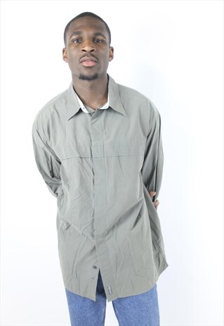 VINTAGE TOMMY HILFIGER KHAKI SHIRT