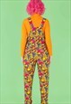 TUTTI FRUITI STRETCH TWILL DUNGAREES 