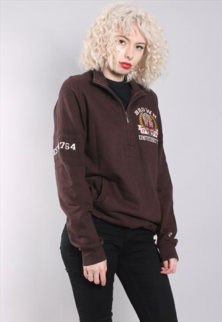 VINTAGE CHAMPION 1/4 ZIP SWEATSHIRT