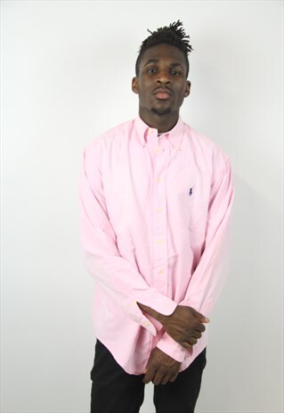 VINTAGE POLO RALPH LAUREN PINK SHIRT