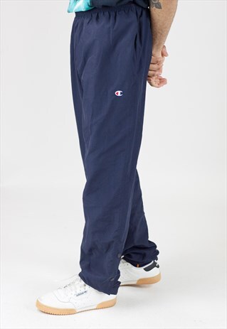 VINTAGE CHAMPION NAVY TRACKSUIT BOTTOMS