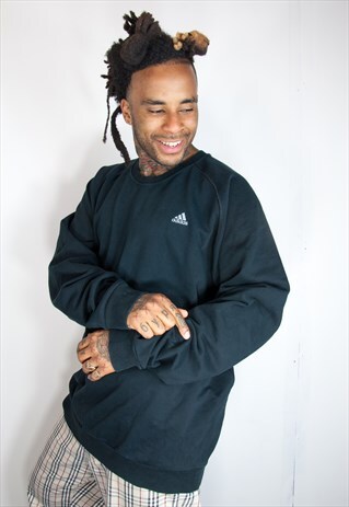 ADIDAS VINTAGE BLACK SWEATSHIRT