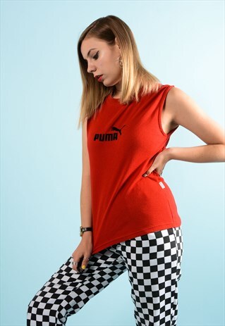 RETRO RED PUMA VEST