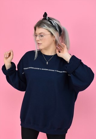 G&G UNISEX NAVY INFINITY SWEAT