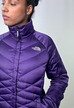 Purple y2ks The North Face 550 Series Puffer Jacket Coat