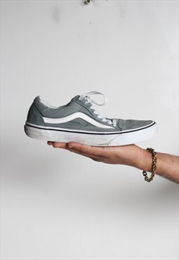 Vintage Vans Sneaker Trainers White Grey UK 9