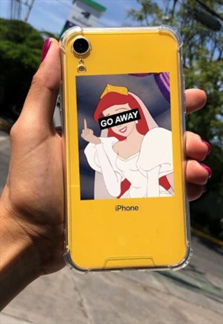 GO AWAY PHONE CLEAR CASE - IPHONE AND SAMSUNG